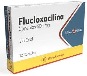 Flucloxacilina 500 mg - 12 Cápsulas