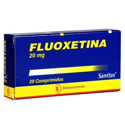 Fluoxetina Comprimidos 20mg - 20 unidades - Farmacias Curie