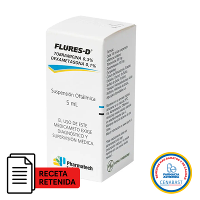 Flures-D Suspensión Oftálmica Medicamento Cenabast