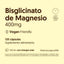 Bisglicinato de Magnesio 400mg - 120 Cápsulas