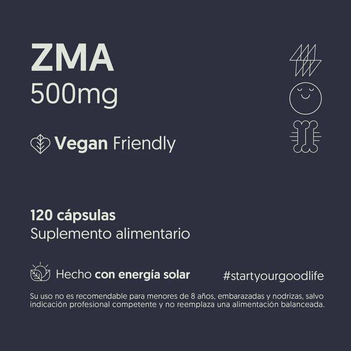 ZMA 500mg - 120 Cápsulas