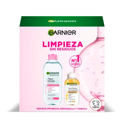 Garnier Pack Limpieza Aguas Micelares - 2 unidades
