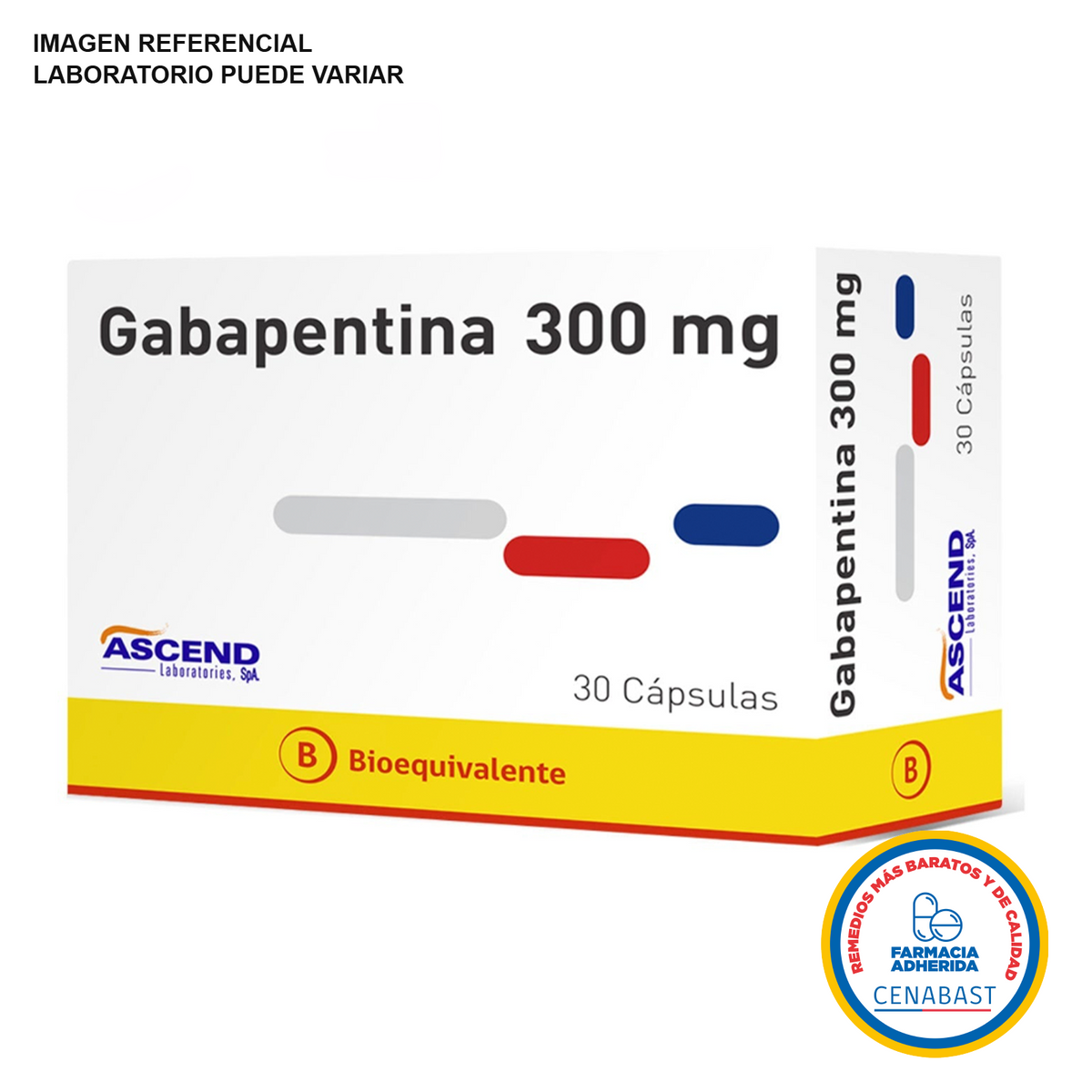 Gabapentina Cápsulas 300mg Medicamento Cenabast