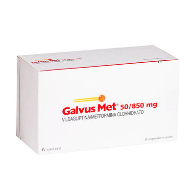 Galvus Met Comprimidos Recubiertos 50/850mg - 56 unidades