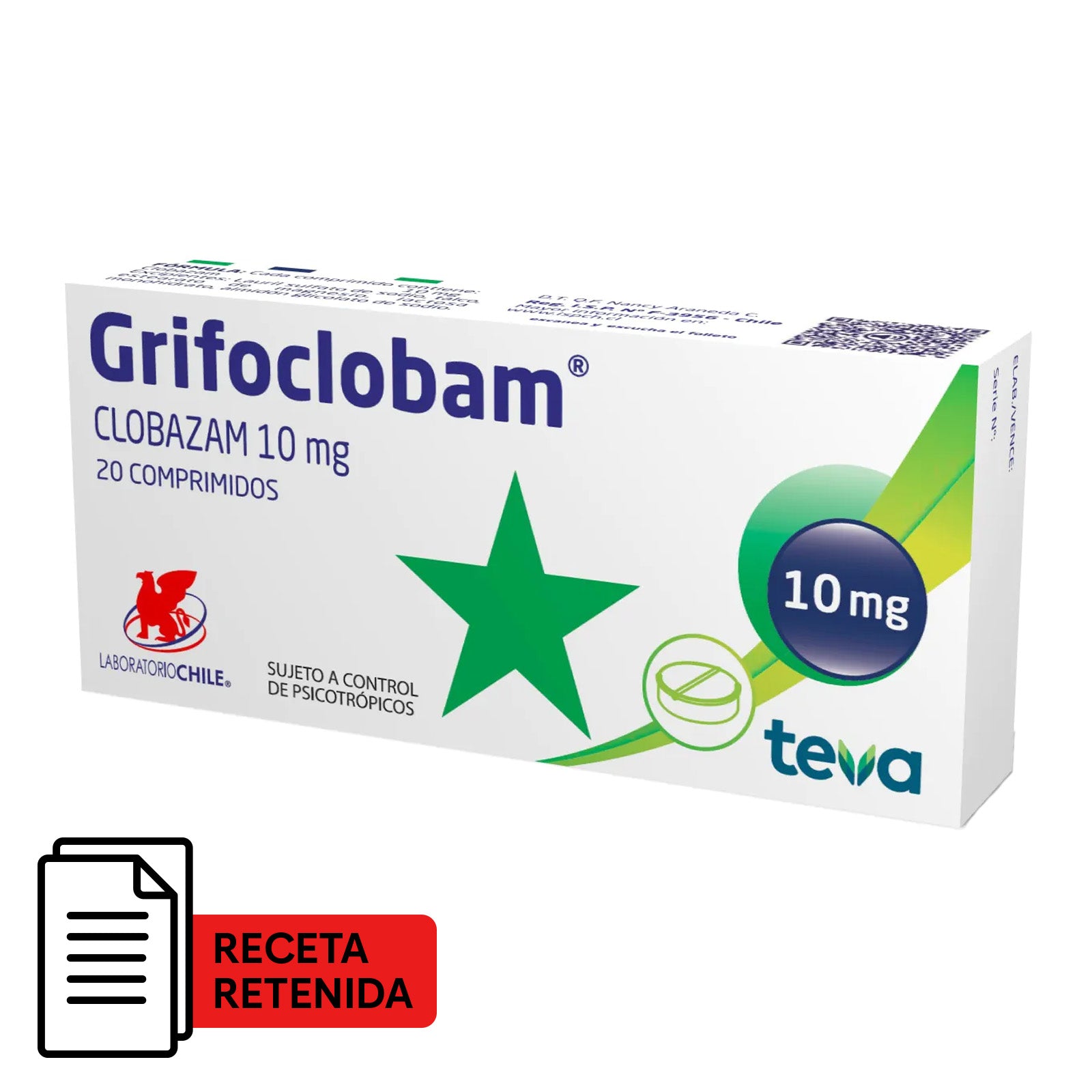 Grifoclobam Comprimidos - Farmacias Curie