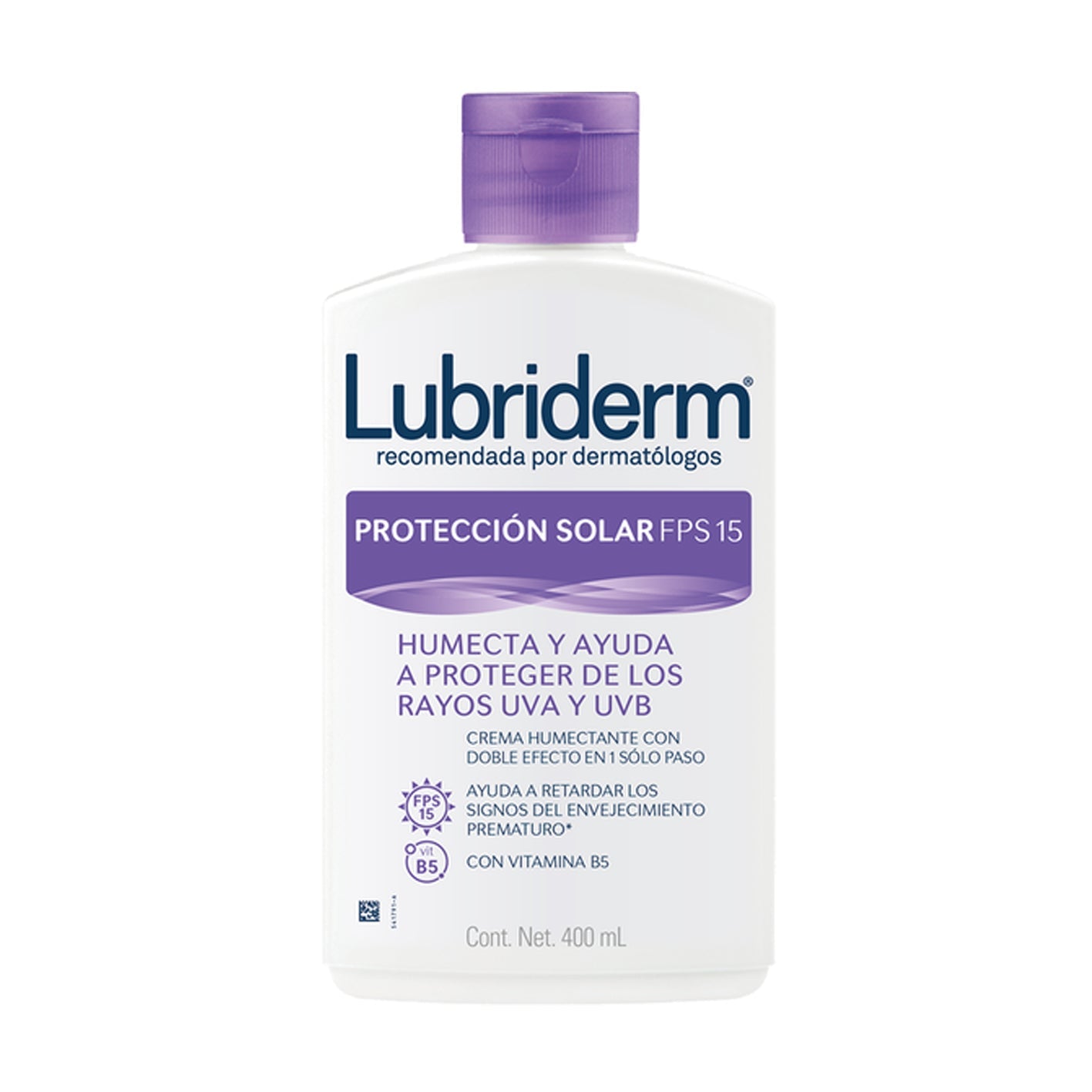 Lubriderm Crema Corporal Humectación y Protección 400 ml