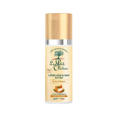 Crema Facial Antiedad Día y Noche Argán Le Petit Olivier - 50 ml