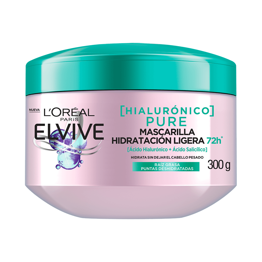 Mascarilla Elvive Hialurónico Pure - 300 gramos