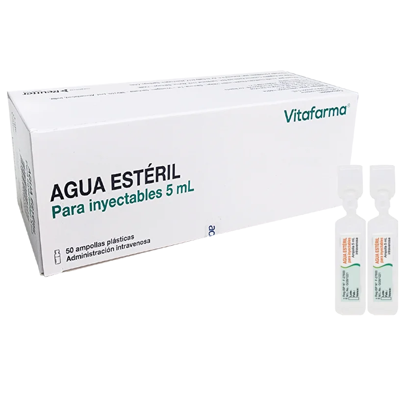 Agua Estéril Para Inyectable - 5 ml