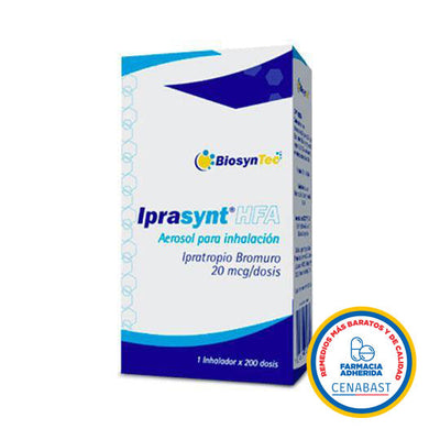 Iprasynt Hfa Aerosol 20mcg Medicamento Cenabast
