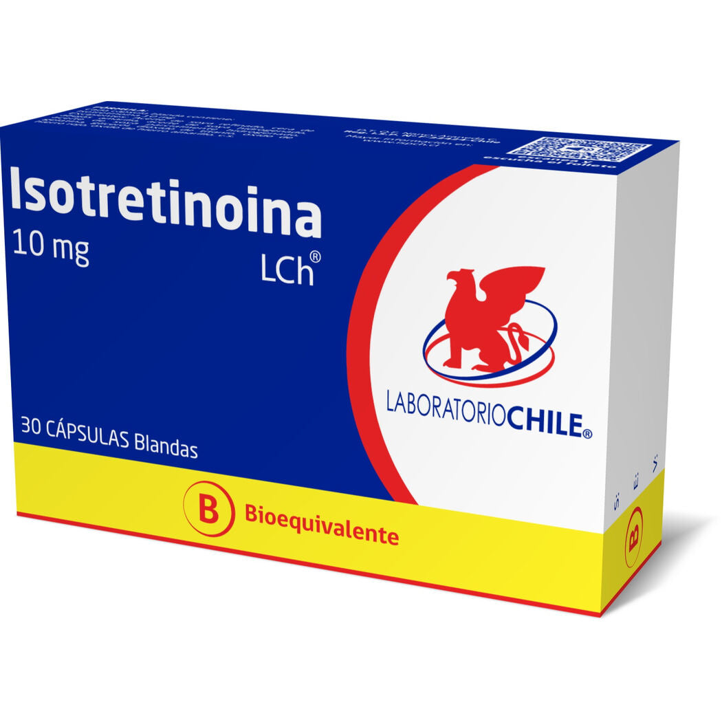 Isotretinoina 10mg - 30 capsulas blandas