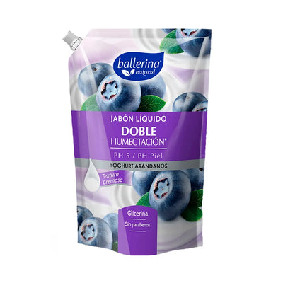Jabón Líquido Ballerina Yoghurt Arandanos - 750 ml