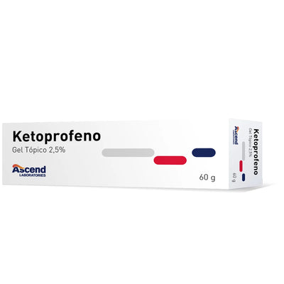 Ketoprofeno Gel Tópico 2,5% - 60 Gramos