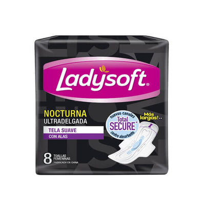 Ladysoft Ultradelgada Tela Suave Nocturna