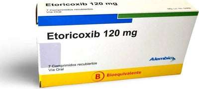 Etoricoxib 120mg - 7 Comprimidos Recubiertos