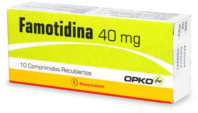 Famotidina Comprimidos Recubiertas 40mg