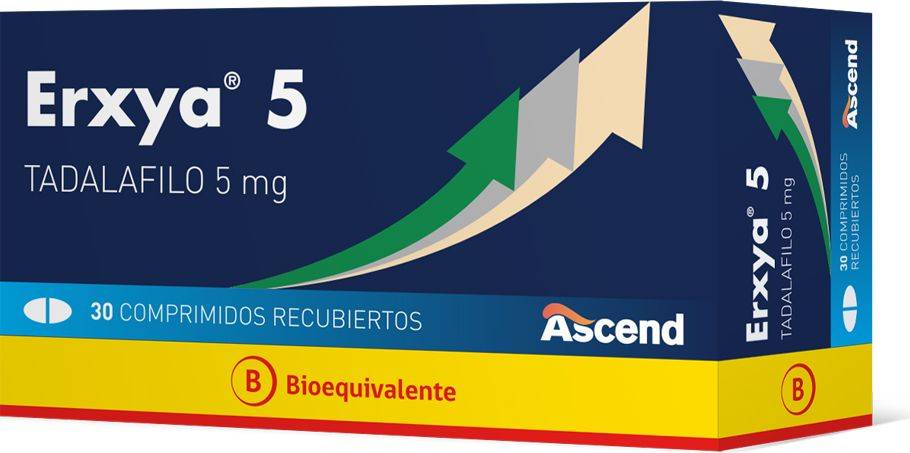 Erxya 5mg - 30 Comprimidos Recubiertos - Farmacias Curie