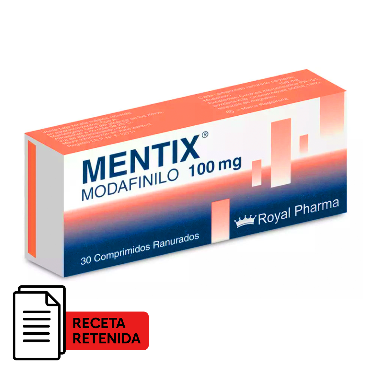 Mentix 100mg - 30 comprimidos recubiertos