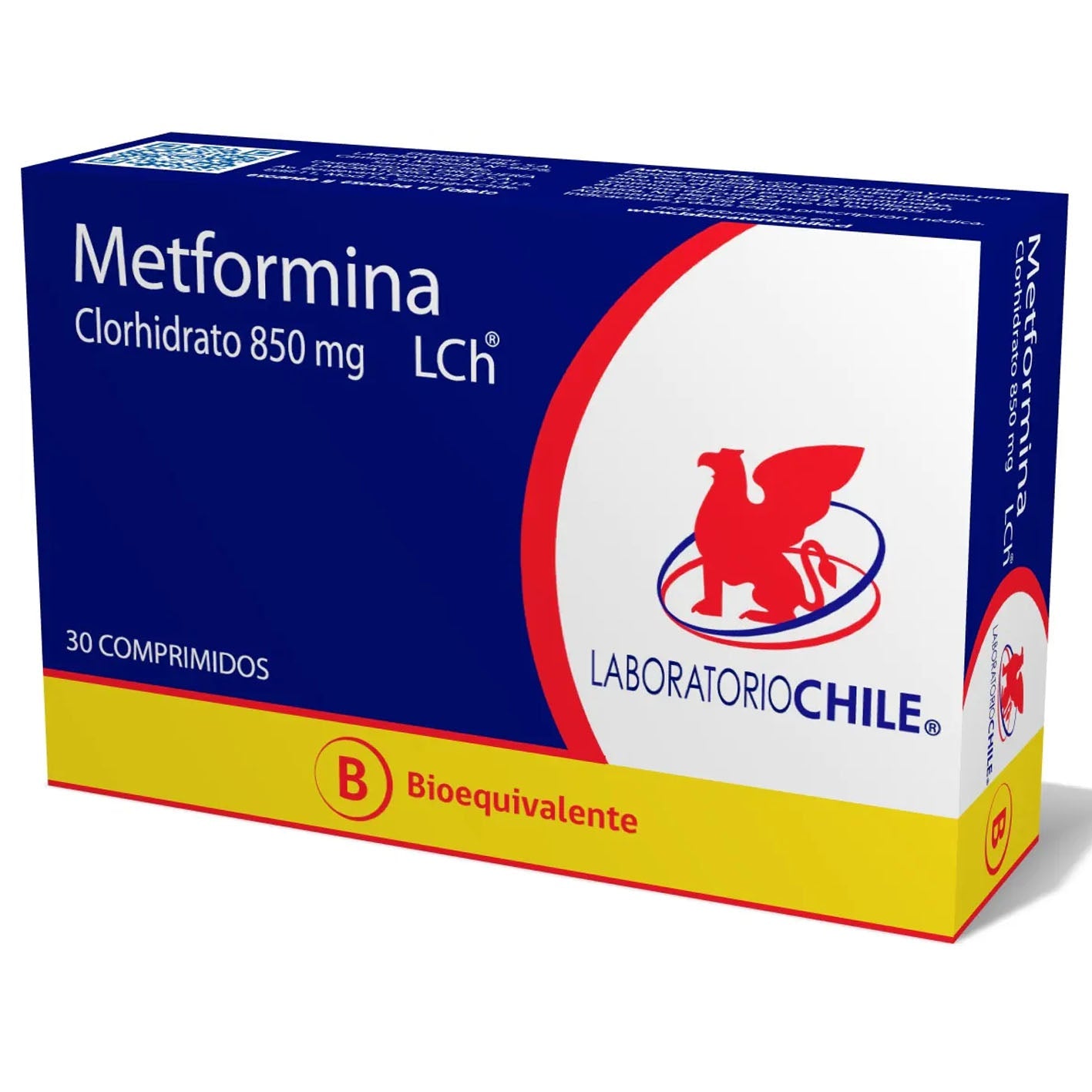 Metformina Comprimidos 850mg - 30 unidades