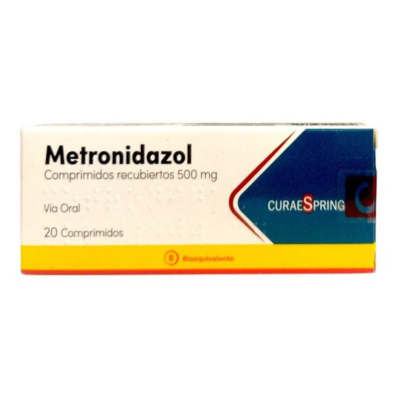Metronidazol 500mg - 20 Comprimidos