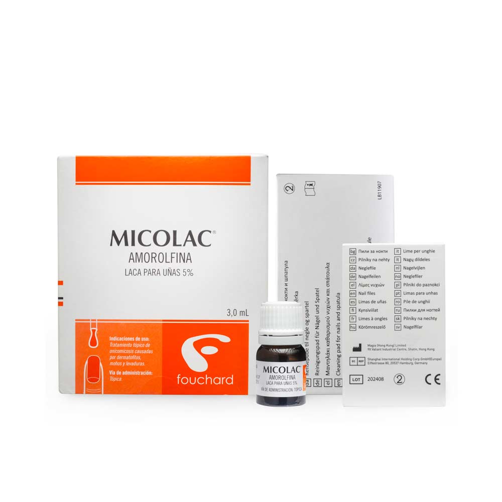 Micolac Laca para Uñas 3% - 3 ml | Farmacias Curie - Envíos a todo Chile