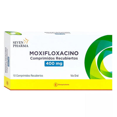 Moxifloxacino Comprimidos Recubiertos 400mg - Farmacias Curie