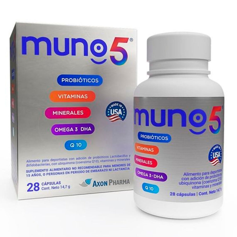 Muno 5 | Multivitamínico + Probióticos - Envíos a todo Chile ...