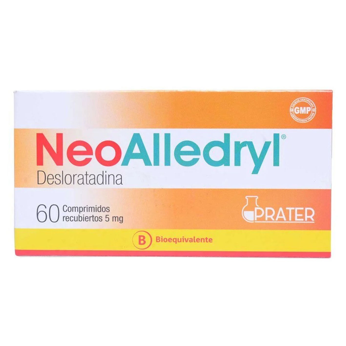 NeoAlledryl 5 mg - 60 Comprimidos Recubiertos - Farmacias Curie