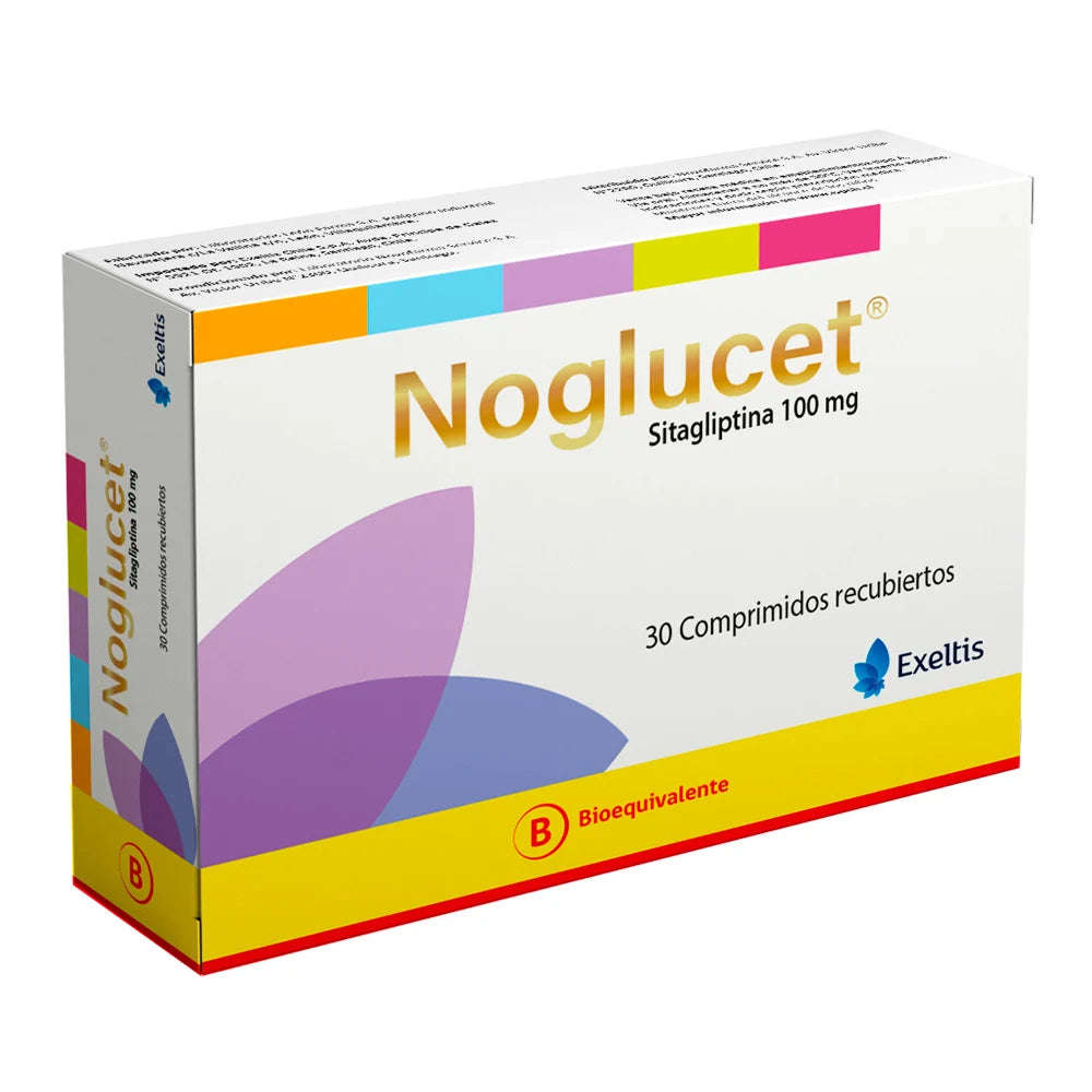 Noglucet 100mg - 30 Comprimidos Recubiertos - Farmacias Curie