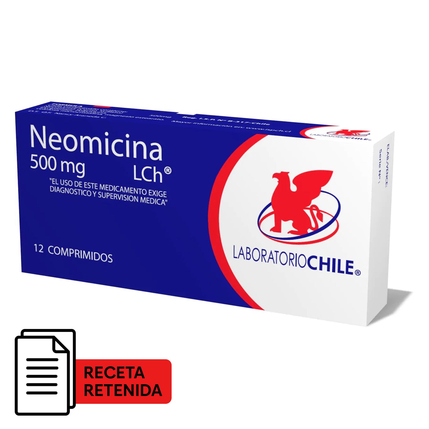 Neomicina Comprimidos 500mg - Farmacias Curie