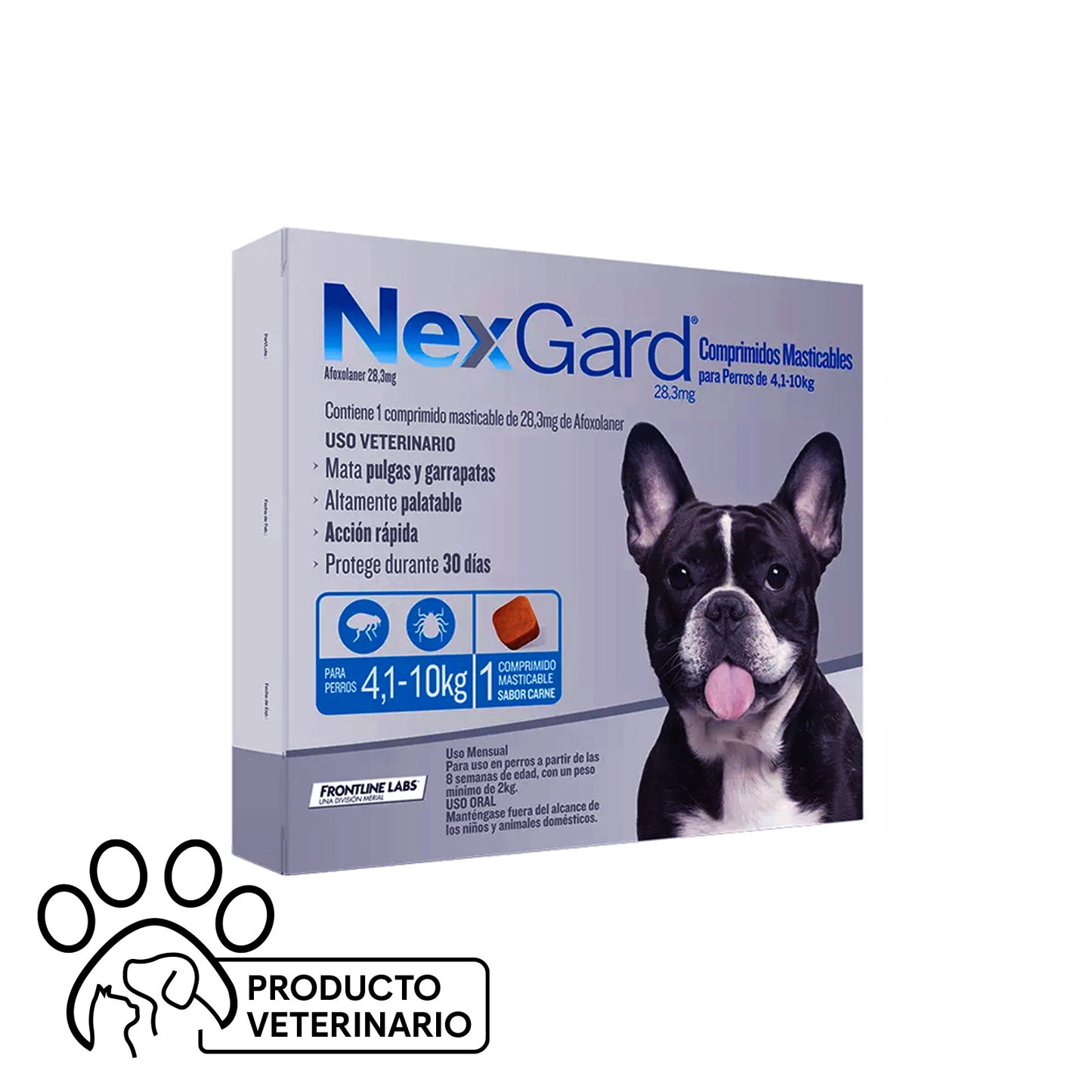 NexGard 4,1 - 10kg - 1 Comprimido Masticable - Farmacias Curie