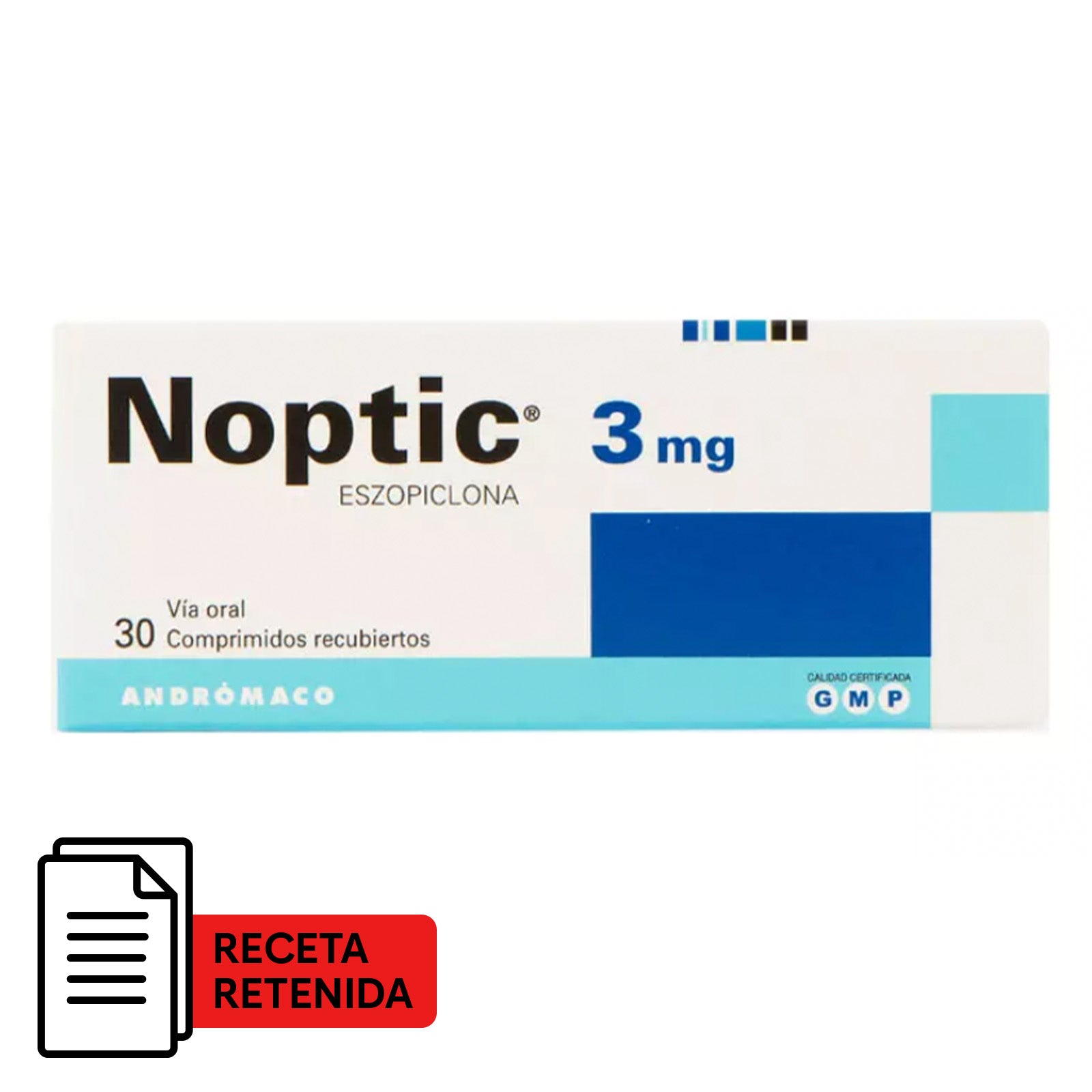 Noptic Comprimidos Recubiertos 3mg - Farmacias Curie