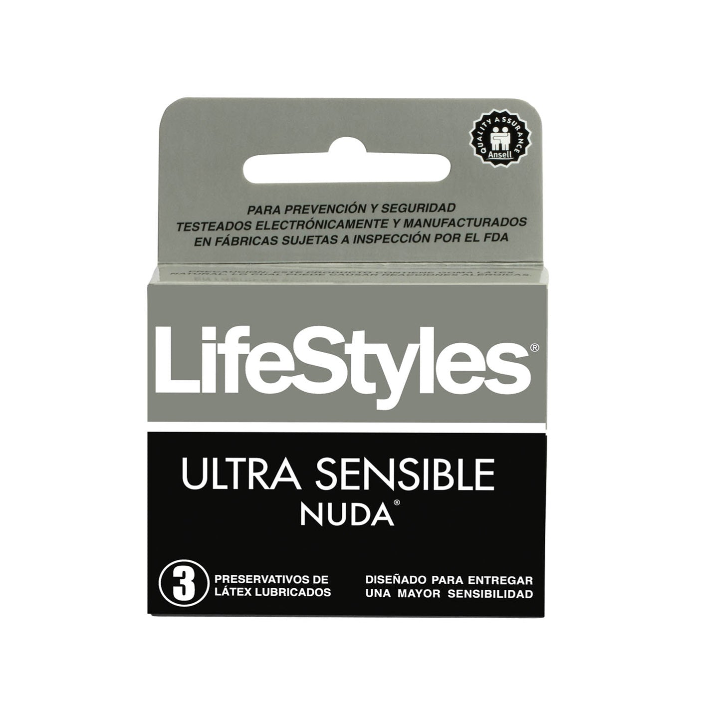 Lifestyles Ultra Sensible Nuda - 3 unidades