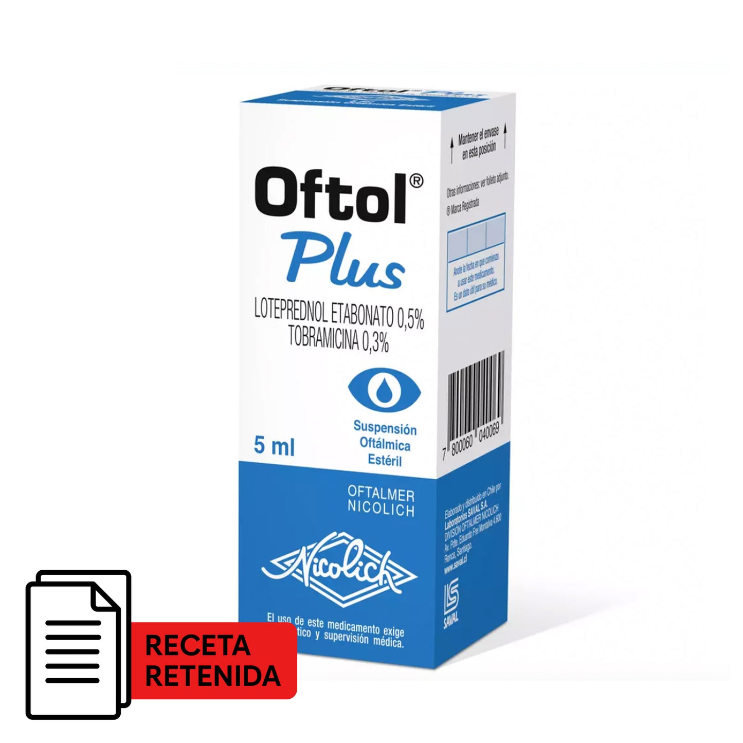 Oftol Plus Solución Oftálmica - 5 mL