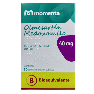 Olmesartán Comprimidos Recubiertos 40mg