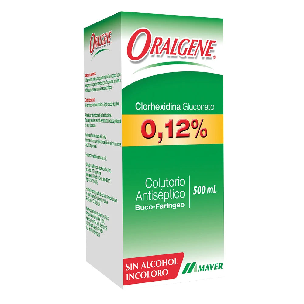 Oralgene 0.12 % Solución Oral 500 ml - Farmacias Curie