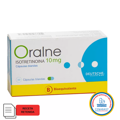 Oralne 10mg - 30 capsulas blandas - Medicamento Cenabast