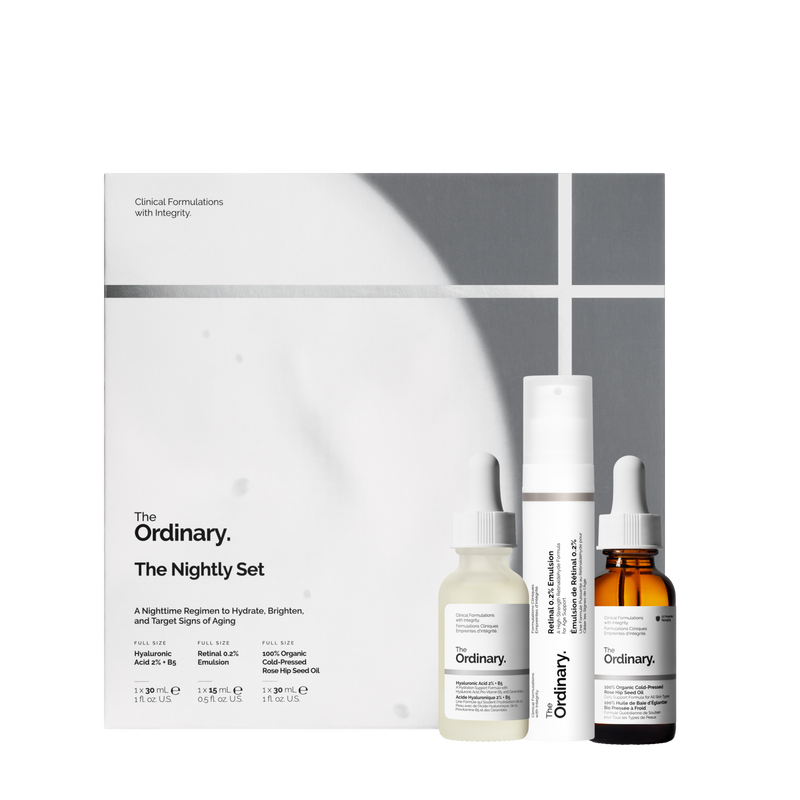 The Ordinary The Nightly Set - 3 unidades - Farmacias Curie