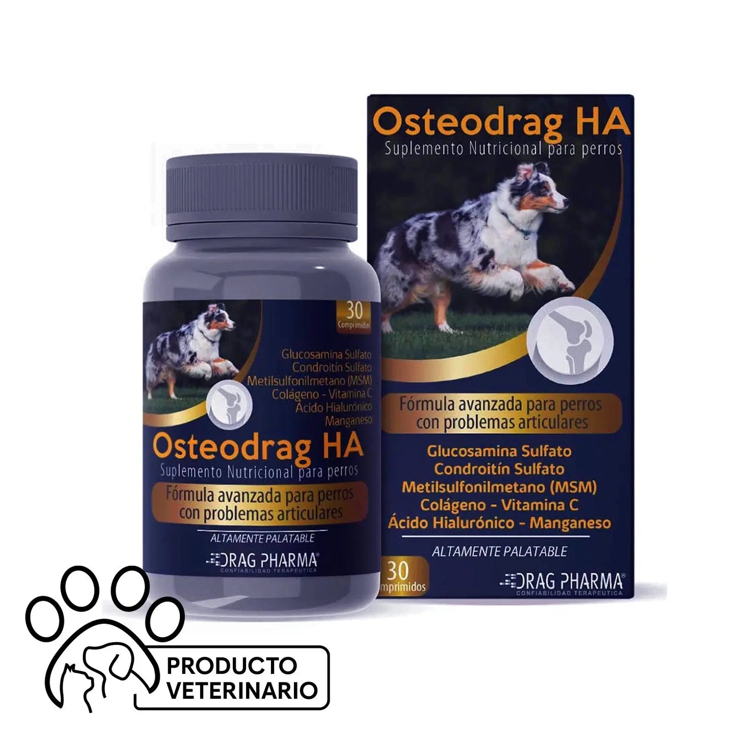 Osteodrag HA - 60 Comprimidos - Farmacias Curie