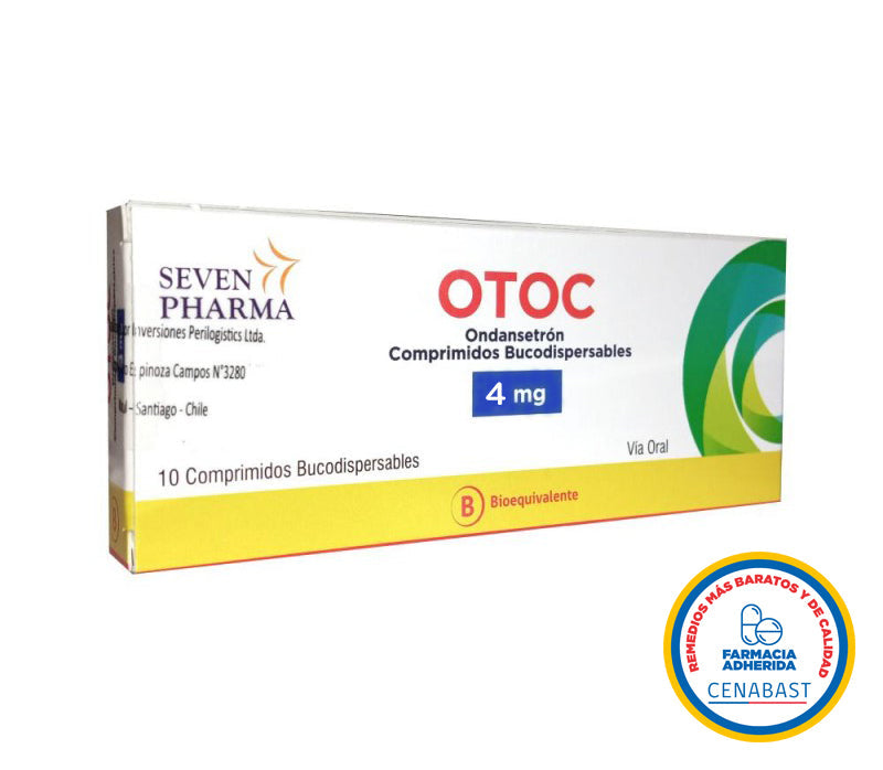 Otoc Comprimidos Bucodispersables 4mg Medicamento Cenabast - Farmacias Curie