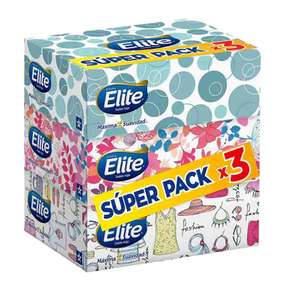 Elite Pack Caja Pañuelos - 3 Cajas