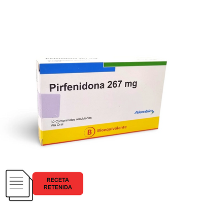 Pirfenidona 267mg - 30 Comprimidos Recubiertos