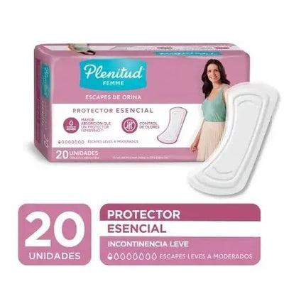 Plenitud Femme Protector Escape Orina 20 unidades