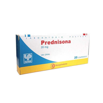 Prednisona 20mg - 20 Comprimidos