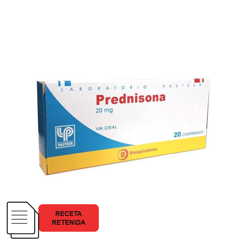 Prednisona 20mg - 20 Comprimidos