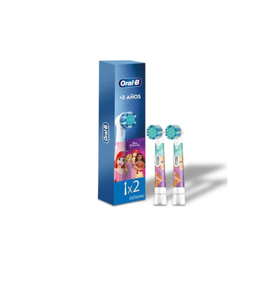 Oral B Repuesto Cepillo Eléctrico Disney Princess - 2 Unidades