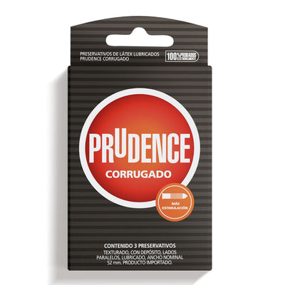 Prudence Preservativos Corrugado - 3 unidades