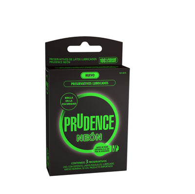 Prudence Preservativos Neón - 3 unidades