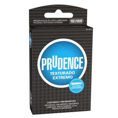 Prudence Preservativos Texturado Extremo - 3 unidades
