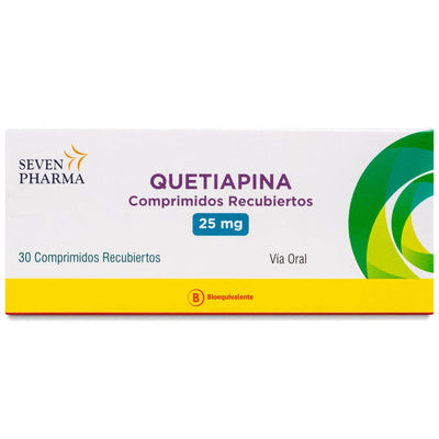 Quetiapina Comprimidos Recubiertos 25mg
